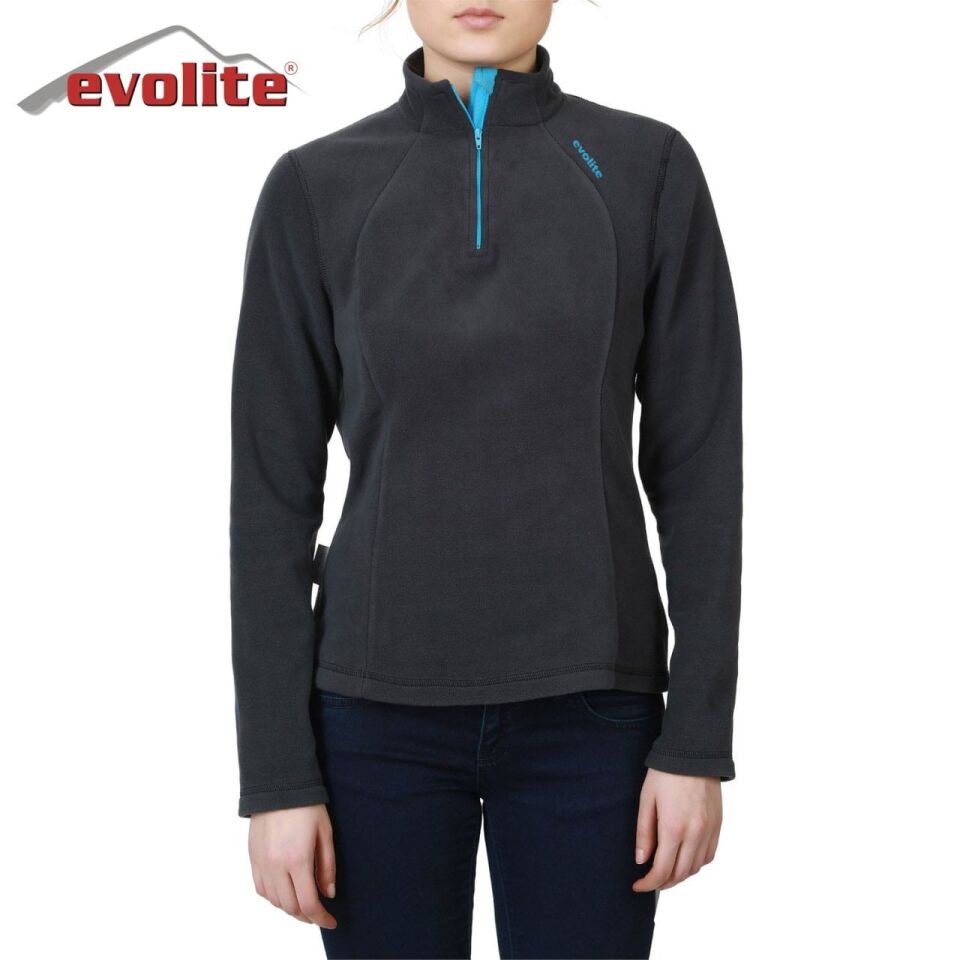 Evolite Fuga Kadın Mikro Polar Sweater - Gri