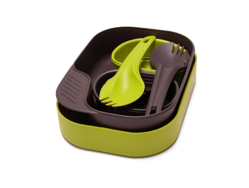 Wildo Camp-A-Box Duo Light Yemek Seti Yeşil