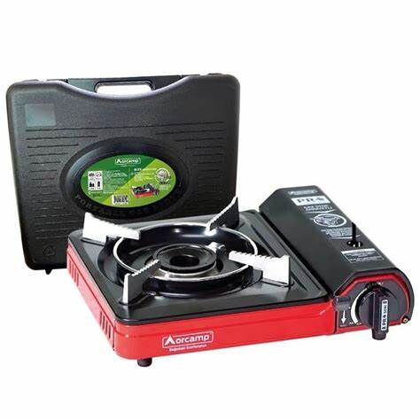 Orcamp CK-505 Tekli Portatif Ocak Köşeli Kırmızı