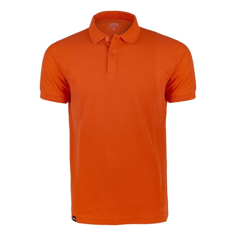 Evolite DeepRaw Erkek Polo T-Shirt- Turuncu