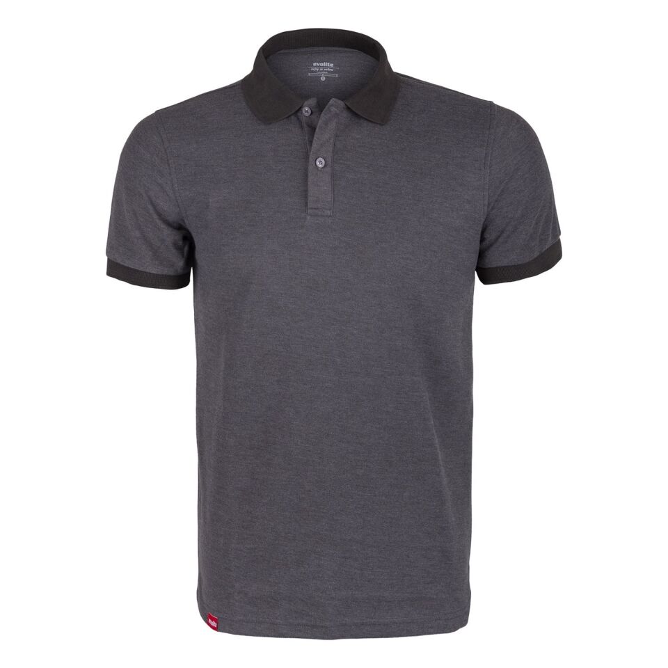 Evolite DeepRaw Erkek Polo T-Shirt- Antrasit