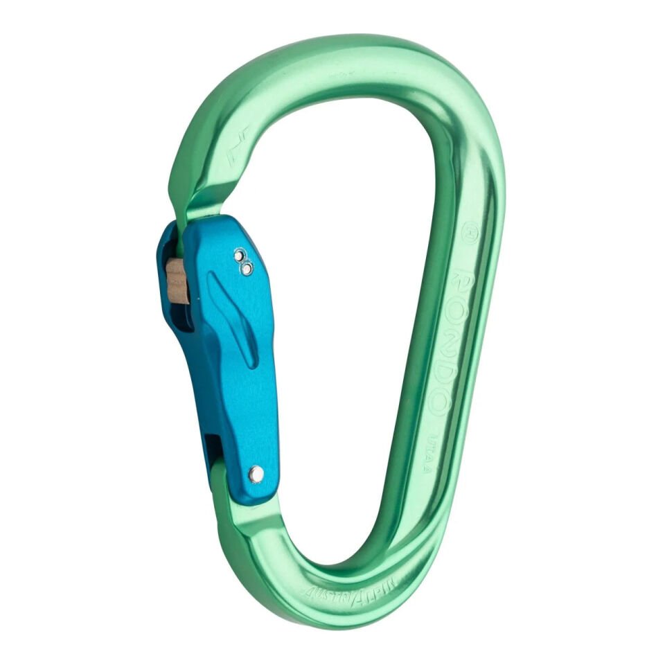 Austrialpin HMS RONDO Alloy Slide Autolock Yeşil Kilitli Karabina 23kN